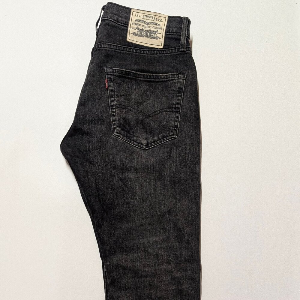 LEVI's Black "White Label" 501 PREMIUM Men's Jeans 30x30 (good distressed)